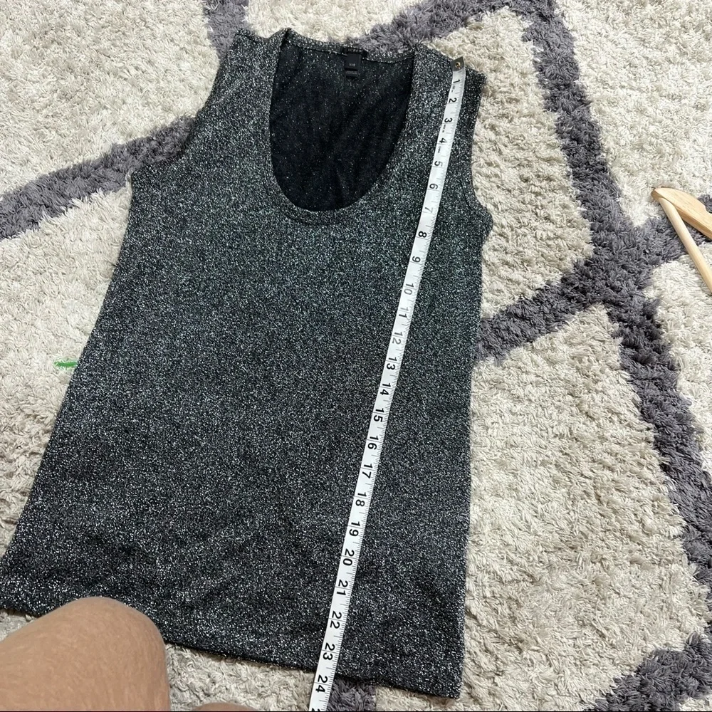 J. Crew Metallic Tank Top
